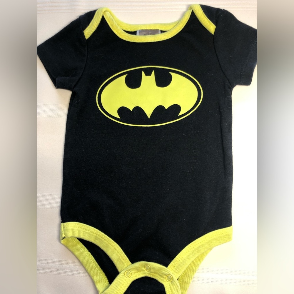 Batman 3/6 months onesie
